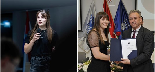 Lucija Fradelić je studentica pete godine PMF-a, volonterka u 'Maestralu', predsjednica DUMP-a i dobitnica tri Dekanove nagrade!